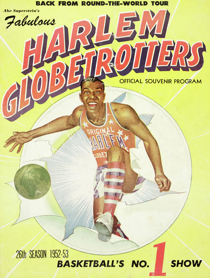 1952 53 Harlem Globetrotters Poster Mixed Media by Joe Hamilton - Fine ...