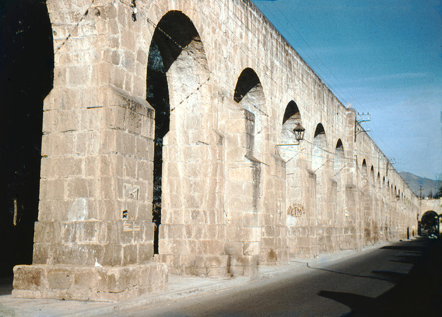1952 Aqueduct Morelia Mexico Photograph