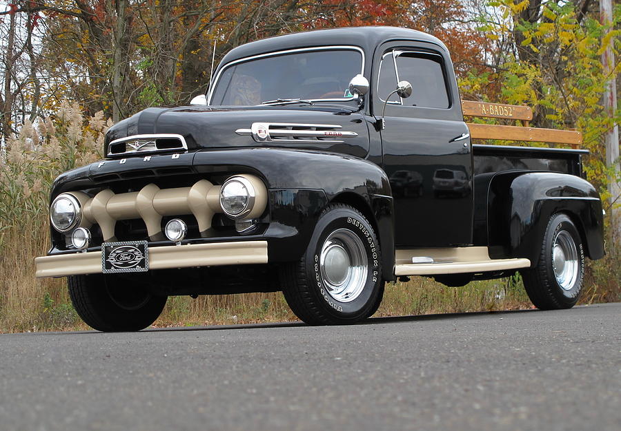 1952 Ford F1 pickup truck Photograph by Wayne Woodruff - Fine Art America