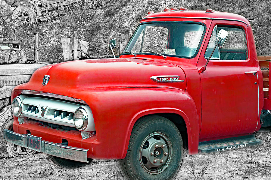 1953 Ford F350 Pickup Truck Photograph by Larry Nader