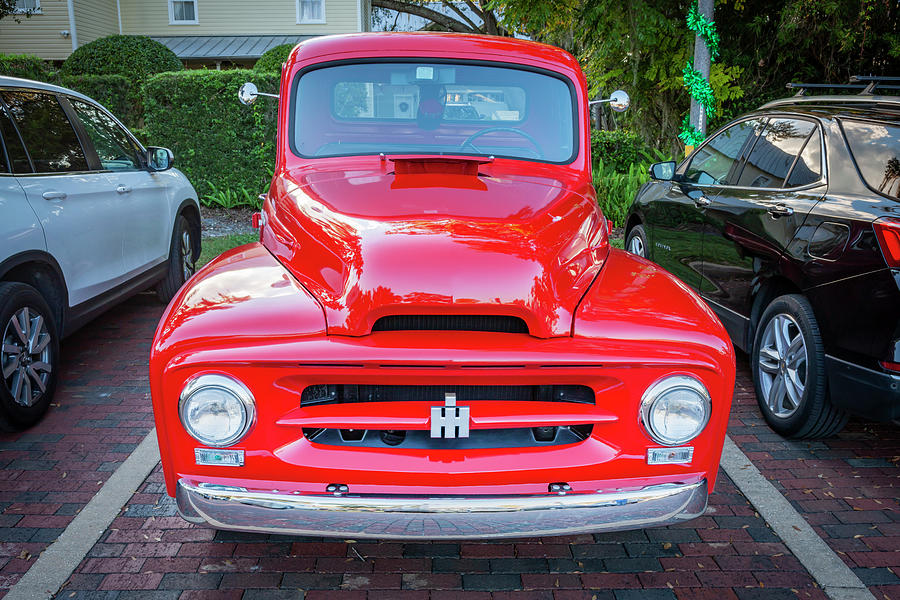 1953 Red International Harvester 220 X119 Photograph by Rich Franco