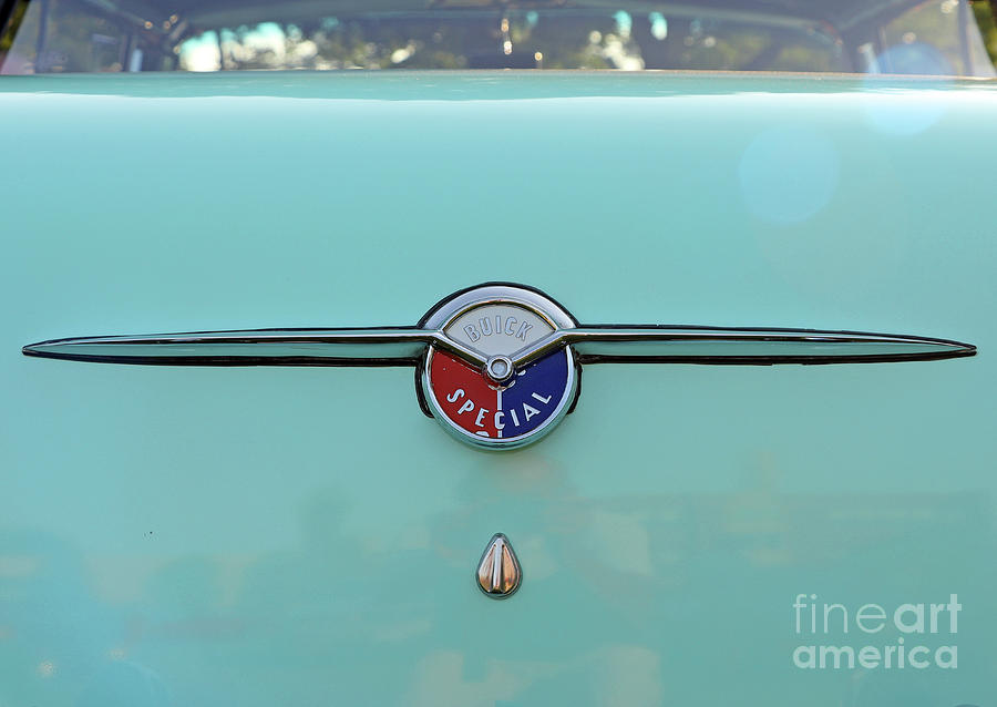 1954 Buick Special Emblem 2494 Photograph by Jack Schultz