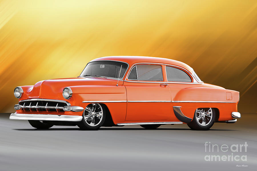 1954 Chevrolet Post Coupe Photograph by Dave Koontz