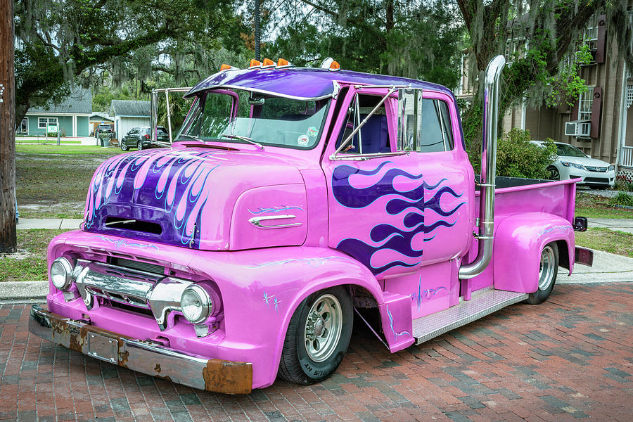 1954 Ford Cab Over Engine Truck X111 Photograph by Rich Franco