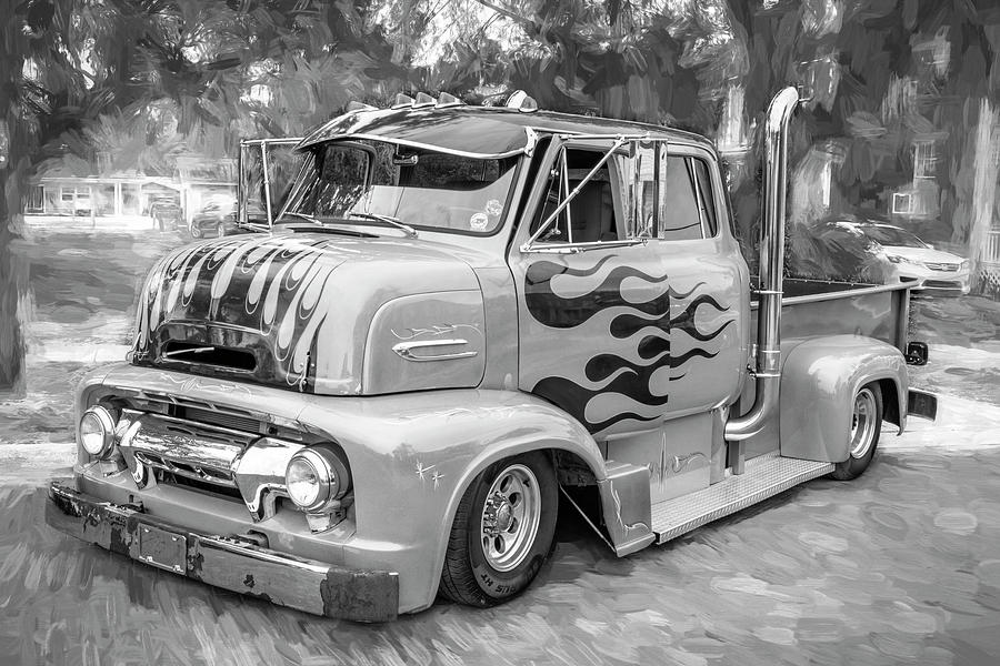 1954 Ford Cab Over Engine Truck X113 Photograph by Rich Franco