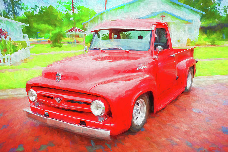 1954 Ford Pick Up Truck F100 X101 Photograph by Rich Franco