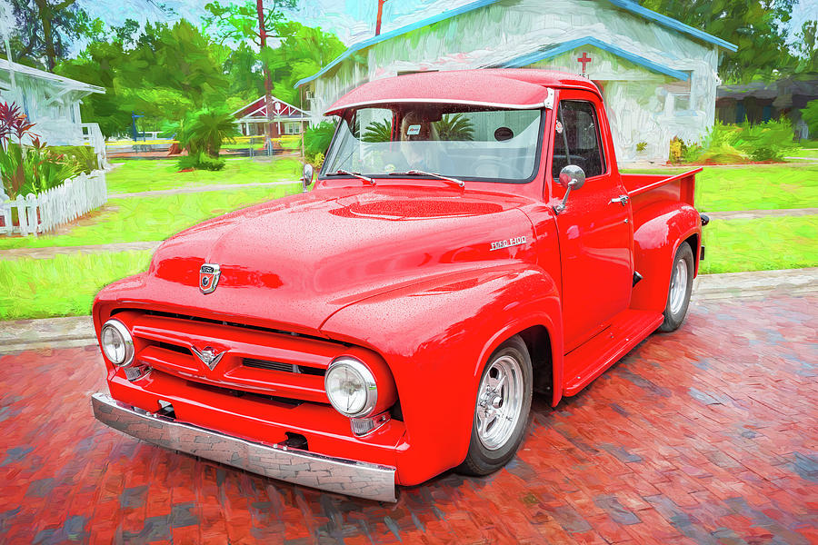 1954 Ford Pick Up Truck F100 X104 Photograph by Rich Franco