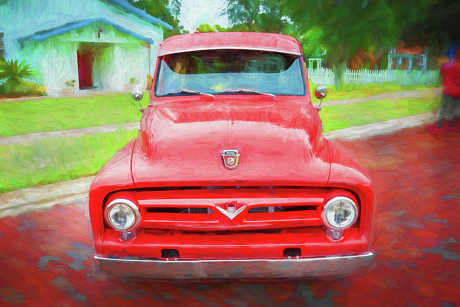 1954 Ford Pick Up Truck F100 X106 Photograph by Rich Franco