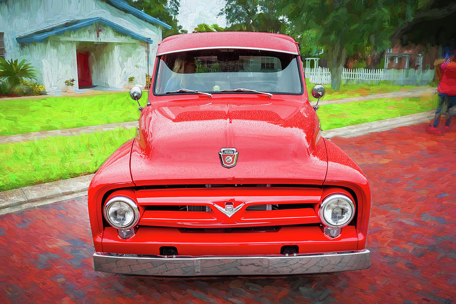 1954 Ford Pick Up Truck F100 X108 Photograph by Rich Franco