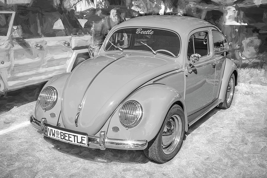 1954 Green Volkswagen Beetle X105 Photograph by Rich Franco