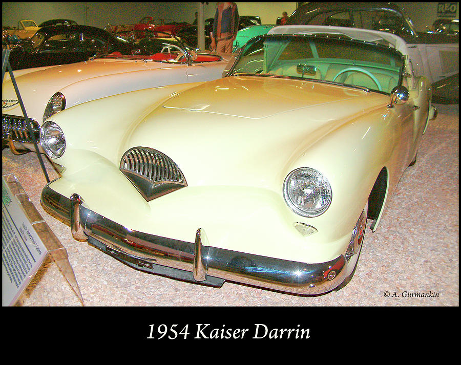 1954 Kaiser Darrin, Classic Auto Photograph by A Macarthur Gurmankin