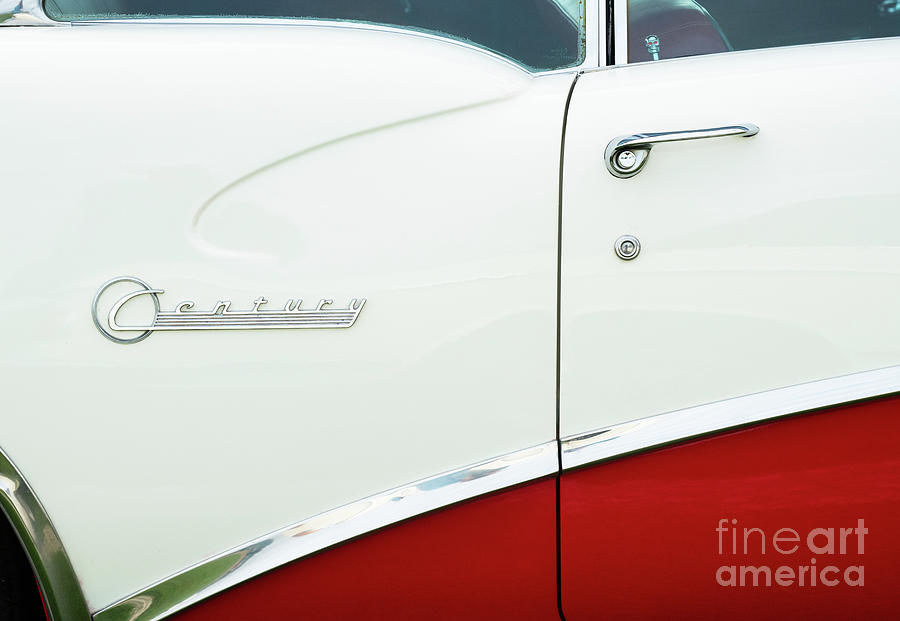 1955 Buick Century Abstract Photograph by Tim Gainey