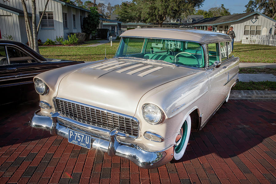 1955 Chevrolet 210 Station Wagon X157 Photograph by Rich Franco