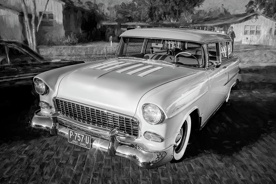 1955 Chevrolet 210 Station Wagon X159 Photograph by Rich Franco