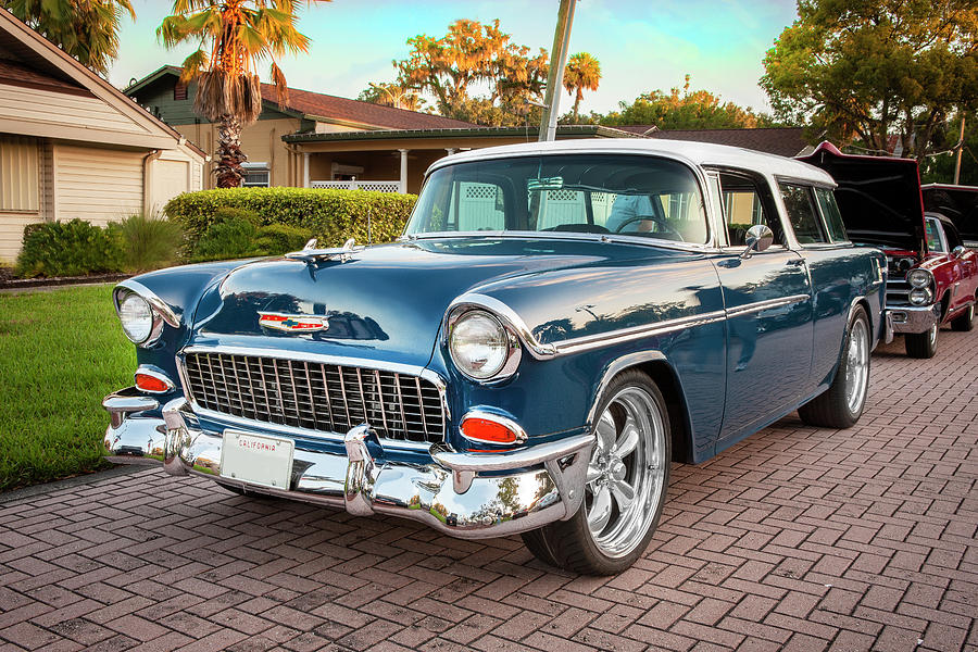 1955 chevrolet Bel Air Nomad Station Wagon 233 Photograph by Rich Franco