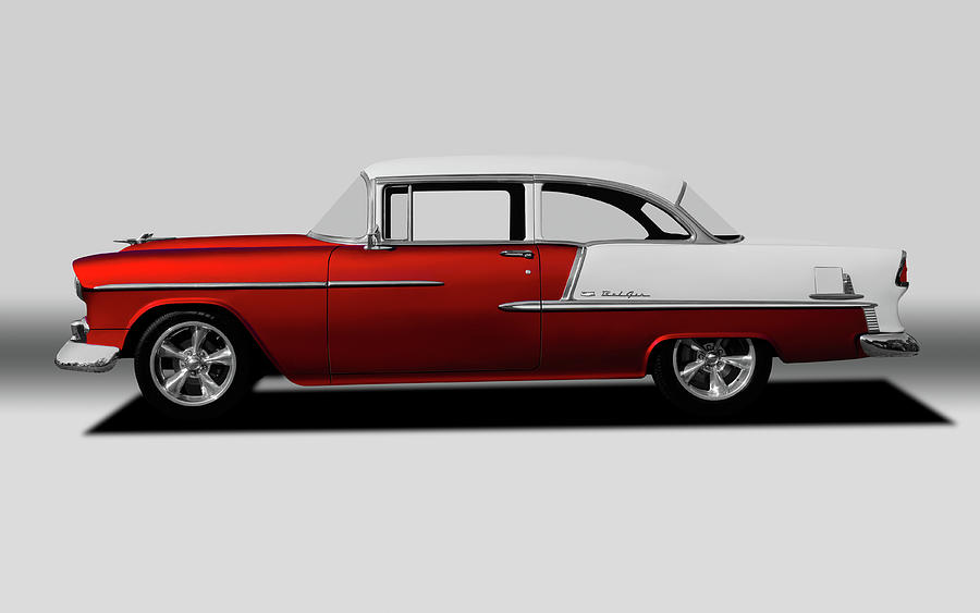 1955 Chevy - 55chevygrad230095 Photograph by Frank J Benz - Fine Art ...