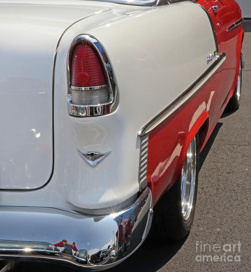 1955 Chevy Bel Air Taillight 9600 Photograph by Jack Schultz