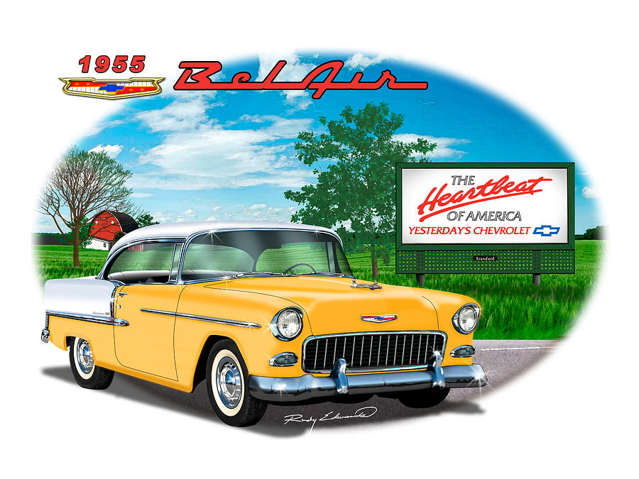 55 chevy clipart free