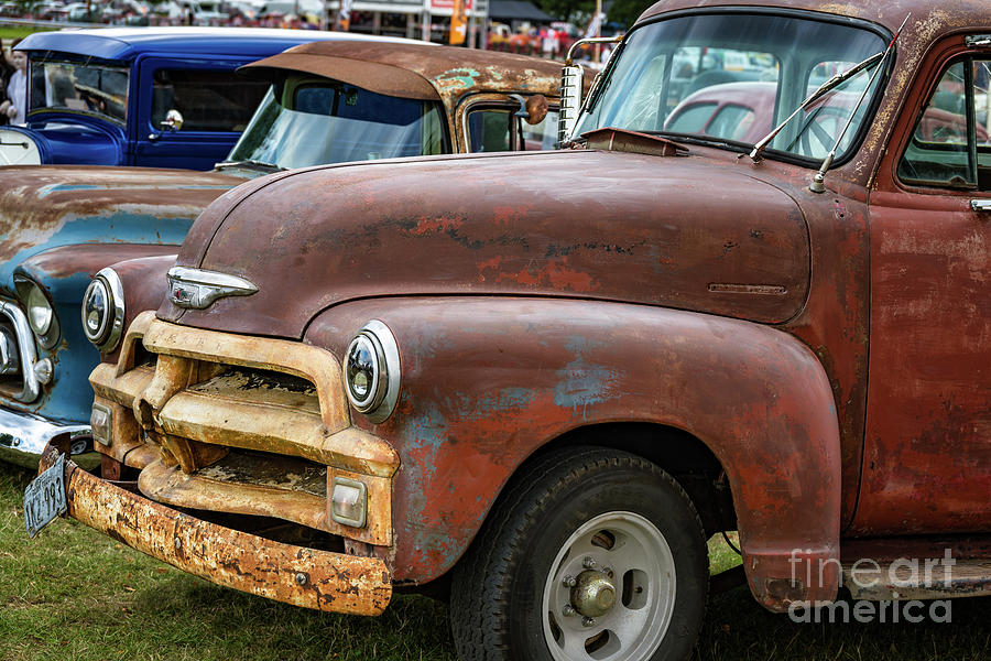 Truck Photograph - 1955 Chevy Pickup Truck by Adrian Evans