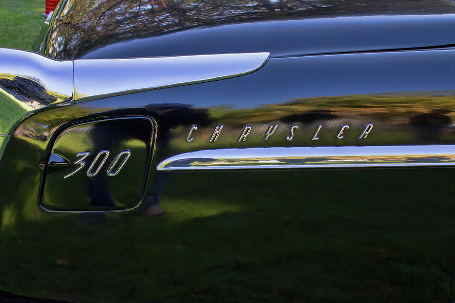 1955 Chrysler 300 Emblem And Logo Photograph By Nick Gray Fine Art