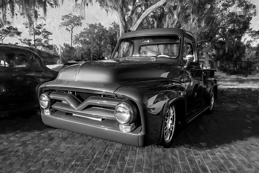 1955 Ford F100 Pickup Truck X101 Photograph by Rich Franco