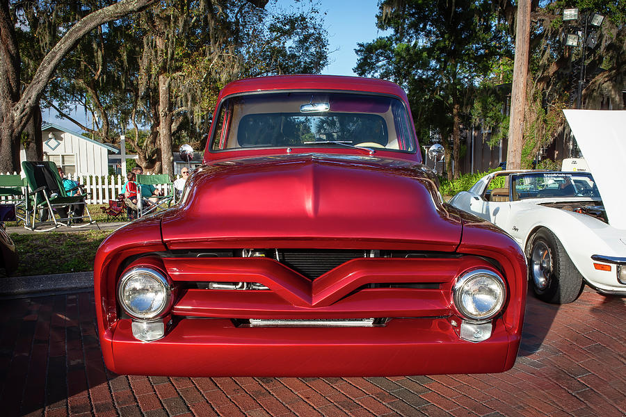 1955 Ford F100 Pickup Truck X104 Photograph by Rich Franco