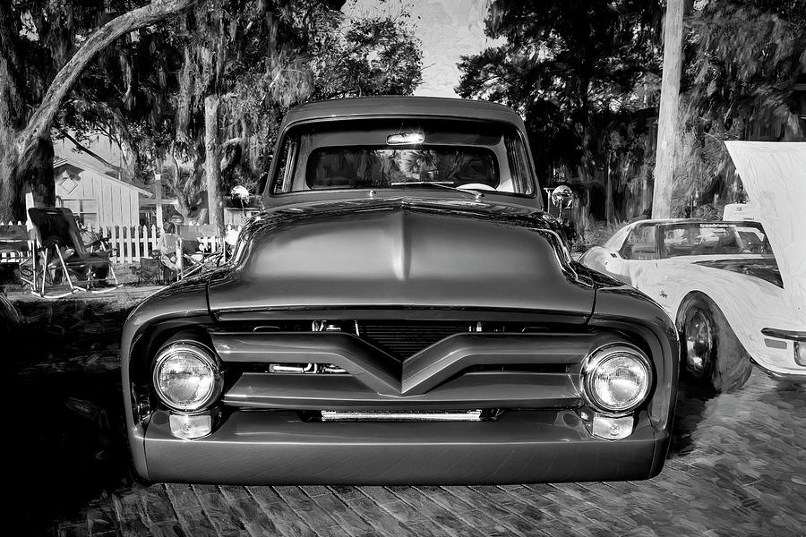 1955 Ford F100 Pickup Truck X105 Photograph by Rich Franco