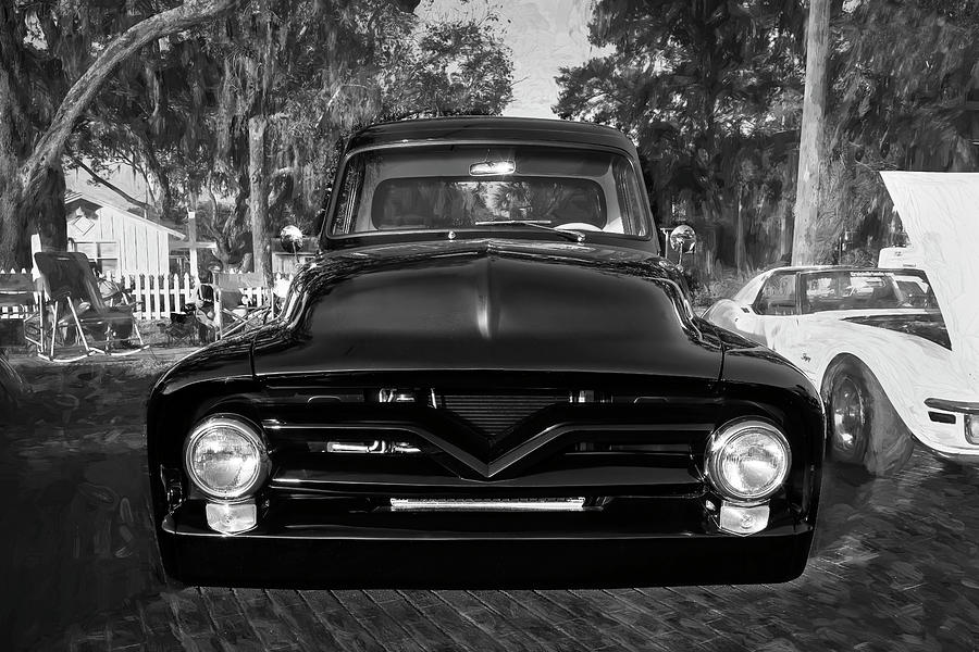 1955 Ford F100 Pickup Truck X106 Photograph by Rich Franco