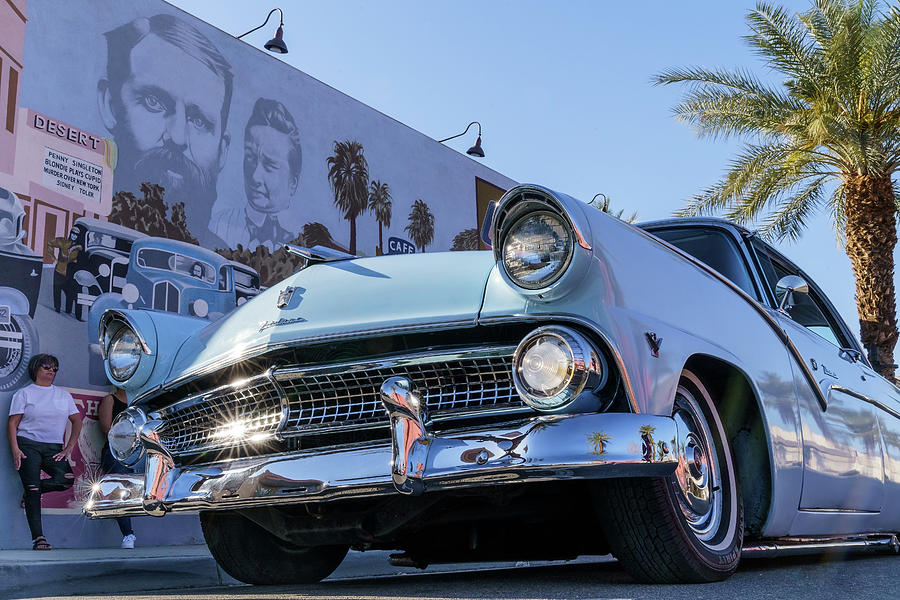 1955 Ford Fairlane in Indio Photograph by Michael Hodgson