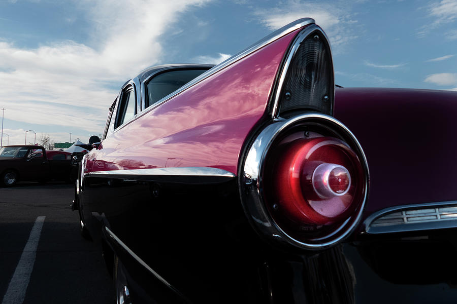1955 Ford Tail Light. Photograph by Ron Roberts