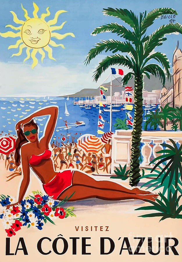 1955 France Visit La Cote D Azur Digital Art By Isaac Watson Fine Art