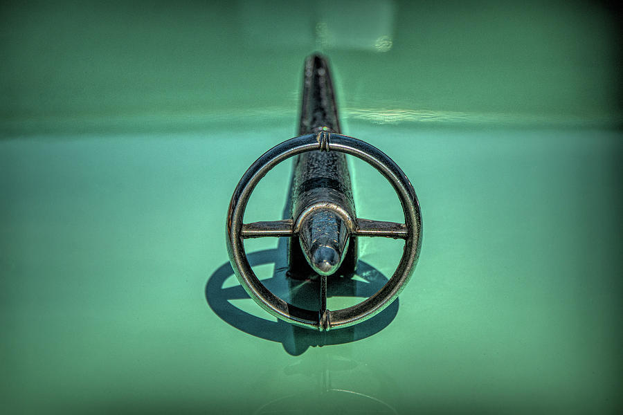 1956 Buick Special Hood Ornament Photograph by Kristia Adams