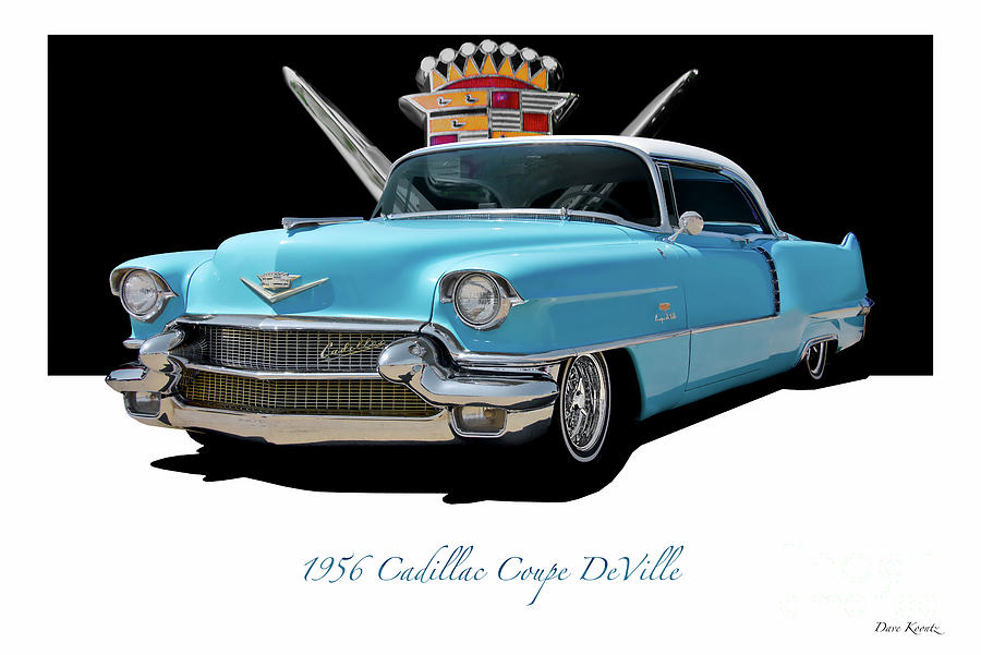 1956 Cadillac Coupe De Ville Photograph by Dave Koontz