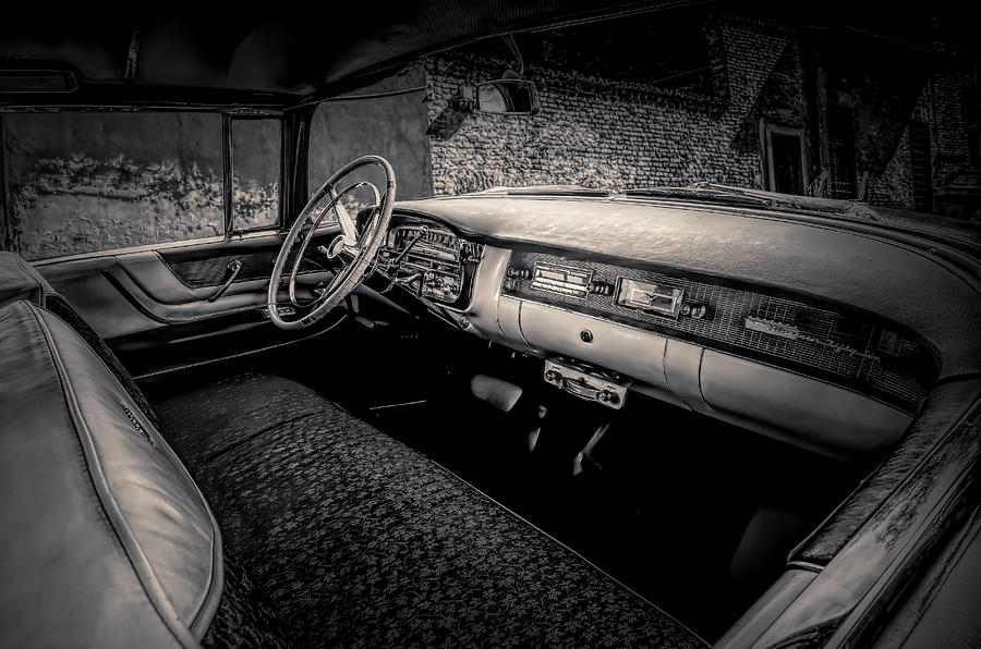 1956 Cadillac Eldorado interior Photograph by Carl H Payne