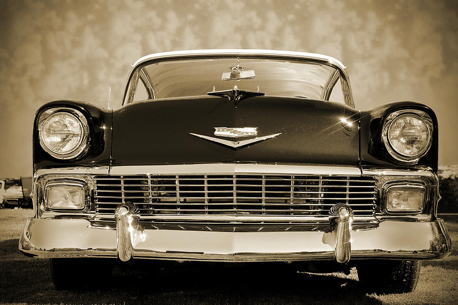 1956 Chevrolet  Sedan Photograph by Alessandra RC