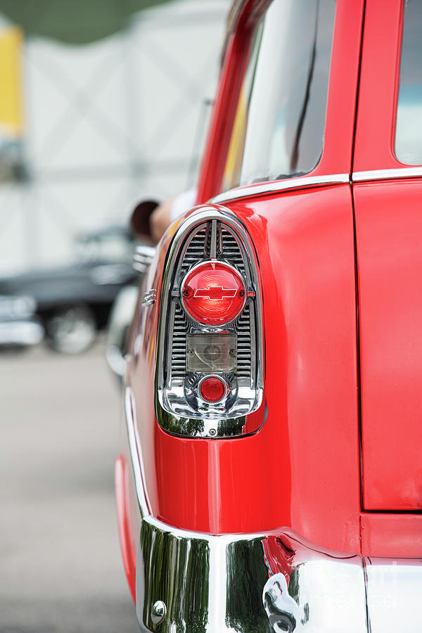 1956 Chevrolet Station Wagon Tail Light Photograph by Tim Gainey