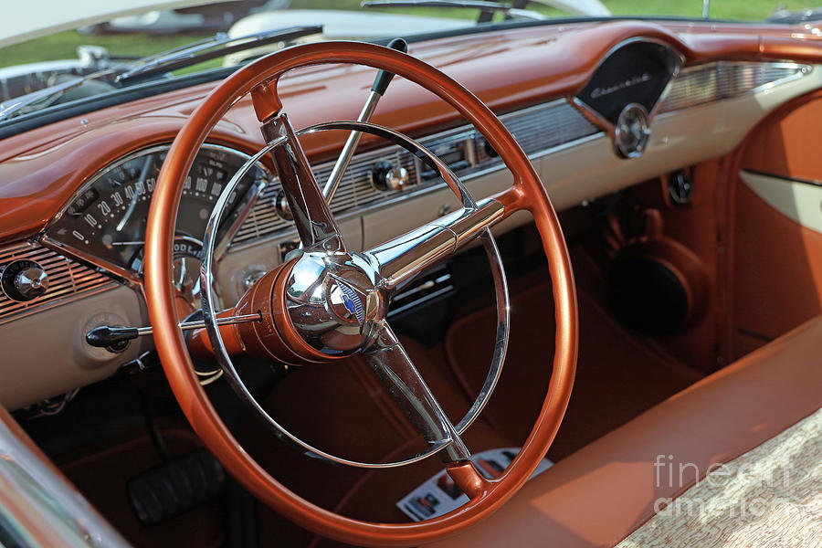 1956 Chevrolet Station Wagon Dashboard 8789 Photograph by Jack Schultz ...