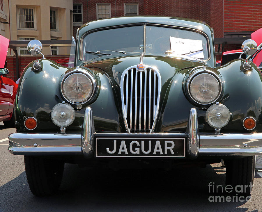 1956 Jaguar XK 140 Coupe 9661 Photograph by Jack Schultz