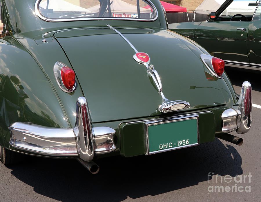 1956 Jaguar Xk 140 Coupe Taillights 9669 Photograph