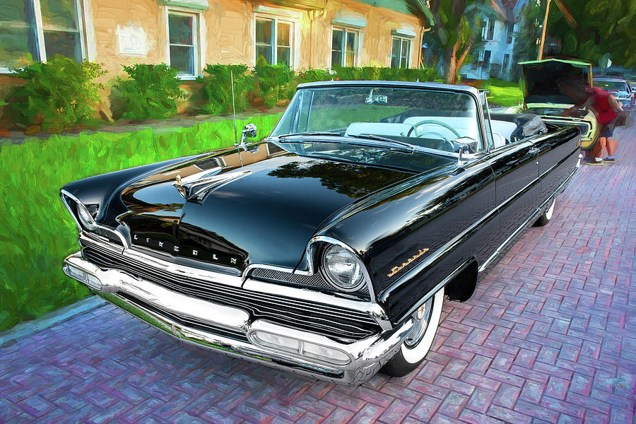 1956 Lincoln Premiere Convertible 124 Photograph by Rich Franco