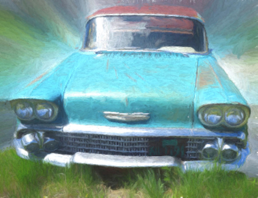 1957 Chevrolet Delray Junked Photograph