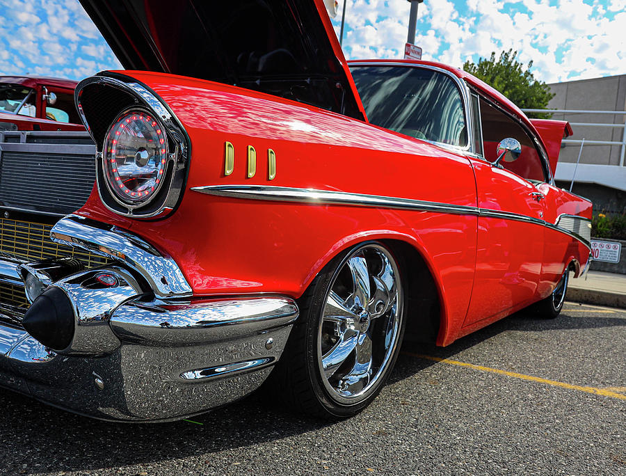 1957 Chevy Belair Photograph by William E Rogers - Fine Art America