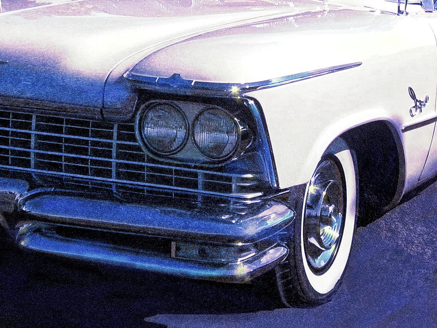 1957 Chrysler Imperial Front Corner Photograph by DK Digital