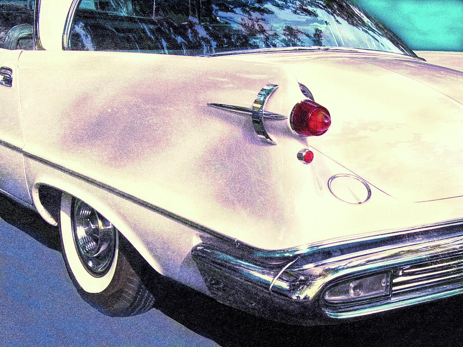 1957 Chrysler Imperial Rear Corner Photograph by DK Digital
