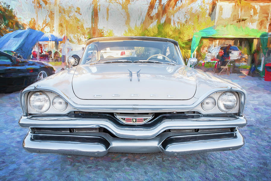 1957 Dodge Coronet Lancer 2 Door Coupe X122 Photograph by Rich Franco