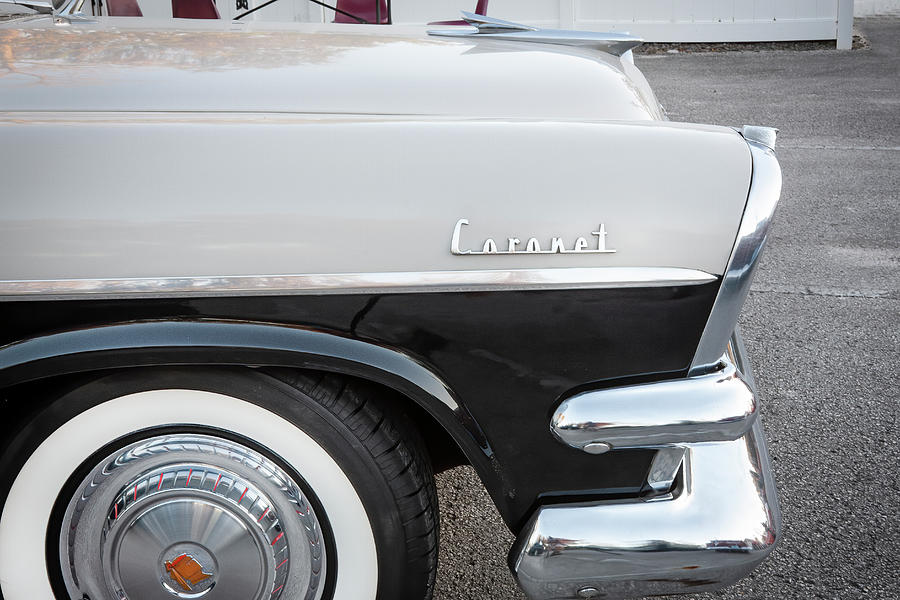 1957 Dodge Coronet Lancer 2 Door Coupe X130 Photograph by Rich Franco
