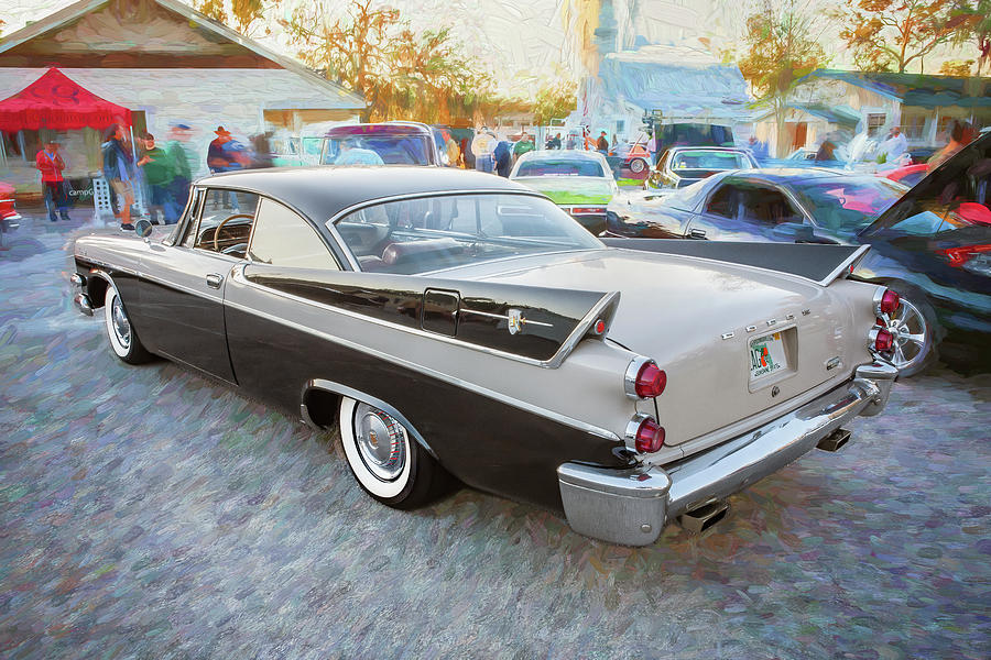 1957 Dodge Coronet Lancer 2 Door Coupe X145 Photograph by Rich Franco