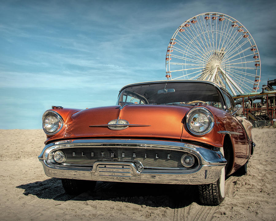 1957 Olds 88 In Wildwood Photograph by Kristia Adams