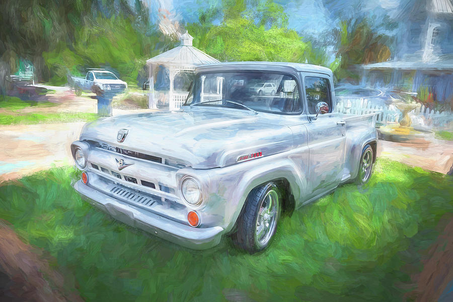 1957 Silver Ford F100 Pickup Truck X118 Photograph by Rich Franco ...