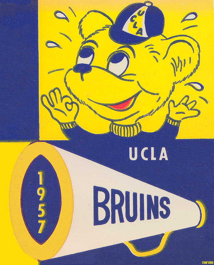 1957 UCLA Bruins Mixed Media by Row One Brand